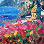 Detailed closeup of Positano Painting 2