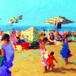 Detail of Beach Painting