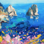 Detail of Capri Painting