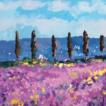 Detail of Lavender Painting