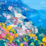 Detail of Positano Painting