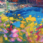 Detail of Vernazza Cinque Terre Painting