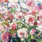 Detail of Roses Painting