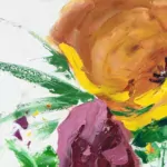 Detail of Flowers Painting