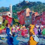 Detail of Portofino Painting