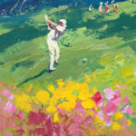 Detail of Golf Painting