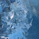 Detail of Blue Abstract Painting