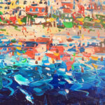 Detailed closeup of Positano Painting 2