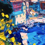 Detail of Vernazza Cinque Terre painting