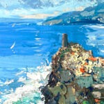 Detail of Vernazza Painting