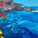 Detail of Vernazza Cinque Terre painting